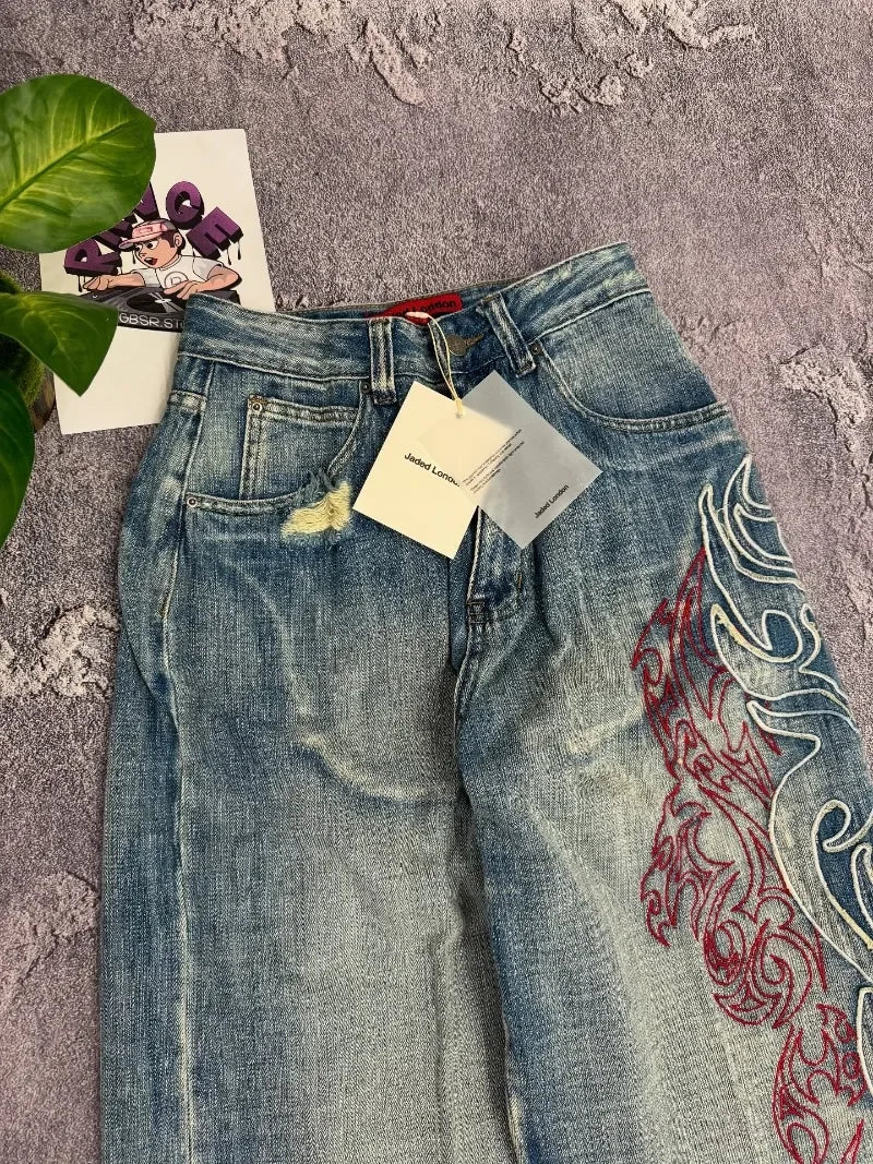 'Old Town' Vintage Baggy Jeans