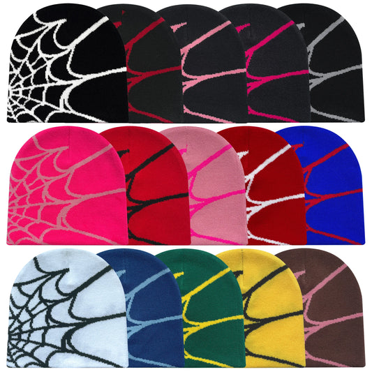 Y2K Spider Web Beanie