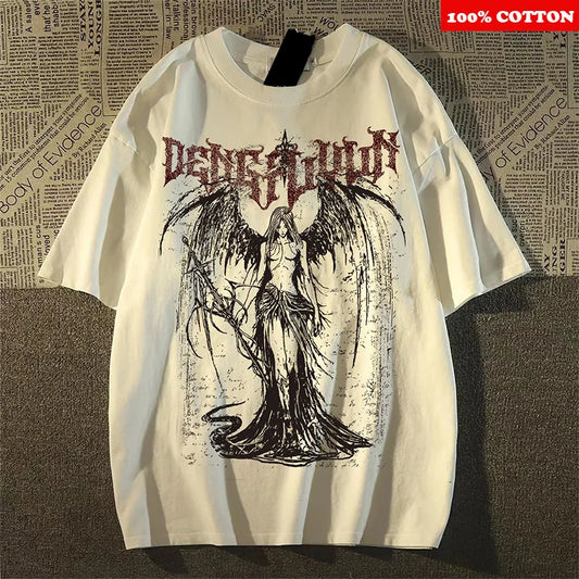 Cotton Retro Angel Tee