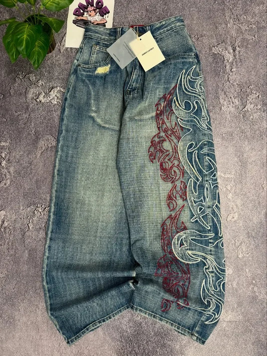 'Old Town' Vintage Baggy Jeans